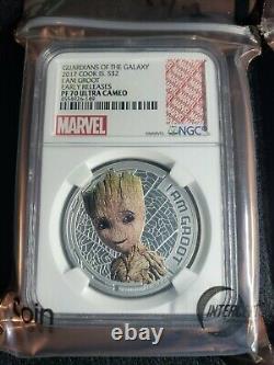 2017 Cook Islands Guardians of the galaxy Silver Coin Set