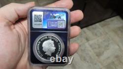 2017 Cook Islands Henrik Lundqvist 1oz. 9999 NGC Proof PR68 NHL Hockey 1000 made