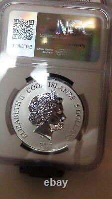 2017 Cook Islands Henrik Lundqvist UpperDeck 1oz. 9999 NGC Proof PR68 NHL Hockey