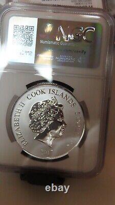 2017 Cook Islands Henrik Lundqvist UpperDeck 1oz. 9999 NGC Proof PR68 NHL Hockey