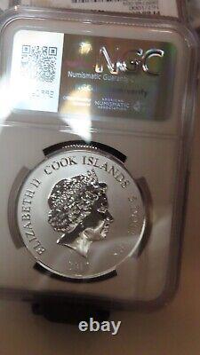 2017 Cook Islands Henrik Lundqvist UpperDeck 1oz. 9999 NGC Proof PR68 NHL Hockey