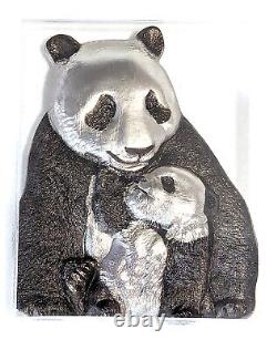 2017 Cook Islands Lucky Panda PCGS MS69 88grams. 999 Silver Coin