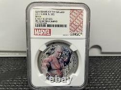 2017 Cook Islands Marvel Guardians Of The Galaxy Silver Coin Set NGC PF 70 ER