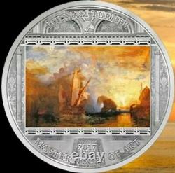 2017 Cook Islands Masterpieces of Art William Turner Ulysses 3oz Silver Coin