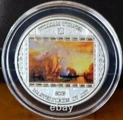 2017 Cook Islands Masterpieces of Art William Turner Ulysses 3oz Silver Coin