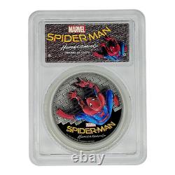 2017 Cook Islands SPIDERMAN Homecoming PR69 DCAM FDOI Silver Proof Coin 5A