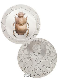 2017 Cook Islands Scarab Beetle 3-Coin Set HR 1 oz Silver Proof $5 SKU51542