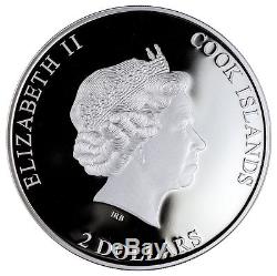 2017 Cook Islands Silver $2 Quilling Art Bird PF70 UC ER NGC Coin #001