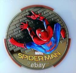 2017 Cook Islands Spider-Man Homecoming Proof 1 Kilo Silver PCGS PR69 FDI, RARE