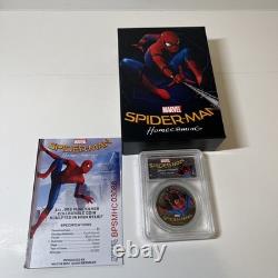 2017 Cook Islands Spider-Man Homecoming Silver Coin 1oz PCGS PR69DCAM
