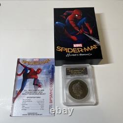 2017 Cook Islands Spider-Man Homecoming Silver Coin 1oz PCGS PR69DCAM