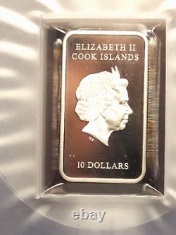 2017 Cook Islands Statue Of Liberty 2 Oz. 999 Silver Pcgs Proof 70 Dcam