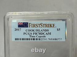 2017 Cook Islands Time Capsule Five Dollar 1 Ounce Silver Coin