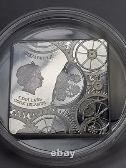 2017 Cook Islands Time Capsule Five Dollar 1 Ounce Silver Coin RTC#87