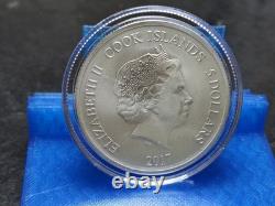 2017 Cook Islands Upper Deck Colorized Daniel Sedin 1 Oz Silver Round 2549