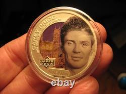 2017 Cook Islands Upper Deck Hockey Carey Price 1 Troy Oz. 999 Silver Coin