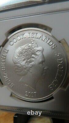 2017 Cook Islands Wayne Gretzky / Upper Deck. 9999 coin NGC SP Specimen 70 POP 5