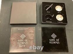 2017 Cook Islands gods of Olympus Hera & Demeter 2oz Coins. 999 Silver