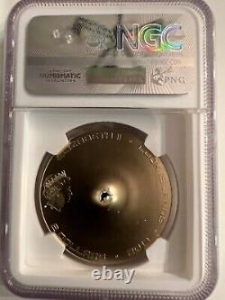2017 Gilt Chergach Meteorite Ngc Ms70 Minted For The Cook Isl Only 33 Coins Ms70