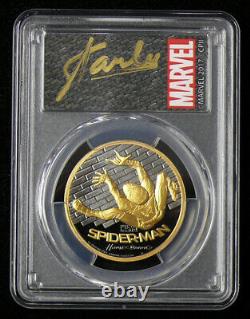 2017 PCGS PR-69 Deep Cameo 1st Day Issue STAN LEE SIGNED SPIDERMAN HOMECOMING