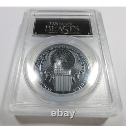 2017 PCGS PR70 DCAM- Cook Islands Silver Fantastic Beasts $5 Coin #58460A