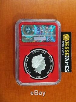 2017 Proof Silver Spiderman Ngc Pf70 Mercanti First Releases Cook Islands 1 Oz