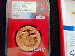 2017 Spiderman Home Coming Coin PR70 1 oz Gold