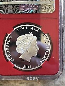 2017 cook island spider-man homecoming ngc pf70 ultra cameo silver coin