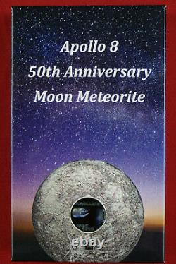 2018 $20 Apollo 8 50th Ann. 999 Silver 3oz PCGS MS70 First Day of Issue COA+Box