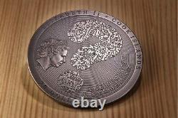 2018 20$ Archeology Symbolism AZTEC CALENDAR STONE MS70 FDOI 3 Oz Silver Coin