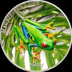 2018 $5 Cook Islands TREE FROG Magnificent Life Series 1oz 999 Silver Coin