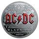 2018 Cook Islands 2 oz Silver AC/DC Black Ice Proof SKU#177524