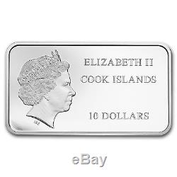 2018 Cook Islands 2 oz Silver Mount Rushmore Bar Coin SKU#162768