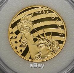 2018 Cook Islands $25 Liberty 1/2 Ounce 24% Pure Gold Proof Collector Coin