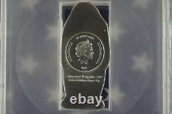 2018 Cook Islands Emperor Penguin 88g. 999 Silver Antique Finish PCGS MS70 + COA