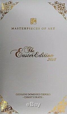 2018 Cook Islands Masterpieces Easter Edition Colorized 3oz Proof Box & COA