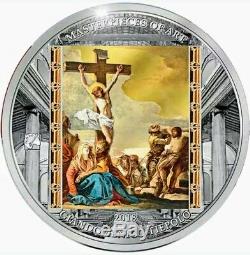 2018 Cook Islands Masterpieces of Art GOOD FRIDAY EASTER 3oz Proof Silver Coin