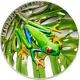 2018 Cook Islands TREE FROG Magnificent Life 1 Oz Silver Coin 5$