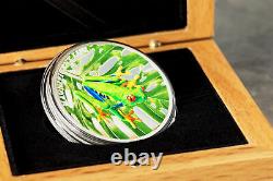 2018 Cook Islands TREE FROG Magnificent Life 1 Oz Silver Coin 5$