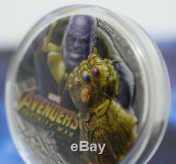 2018 Fiji Marvel Avengers Infinity War Thanos 2 Oz coin