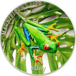 2018 Magnificent Life Tree Frog 1-oz. 999 Silver Colorized Coin$108.88