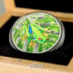 2018 Magnificent Life Tree Frog 1-oz. 999 Silver Colorized Coin$108.88