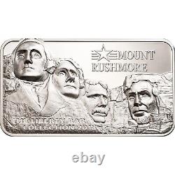 2018 Mount Rushmore 2 oz proof silver coin Cook Islands