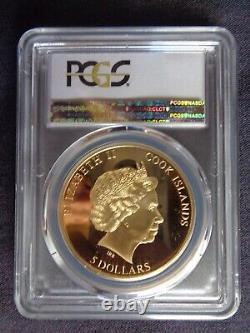 2018 SHADES OF NATURE Sungazer Lizard Cook Islands PCGS PR70 Ultra Cameo Coin