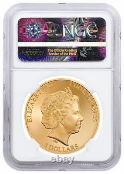 2018 Shades Nature Sungazer Lizard 25g Silver Gilt $5 NGC PF69 UC Early Releases