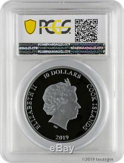 2019 $10 Cook Islands Anchor Fair Winds 2oz. 999 Silver Coin PCGS PR70DCAM FD