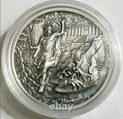 2019 $10 Cook Islands TALARIA Winged Hermes Mythology 2 Oz Silver Coin