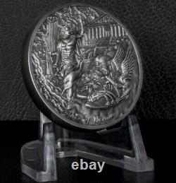 2019 $10 Cook Islands TALARIA Winged Hermes Mythology 2 Oz Silver Coin