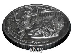 2019 $10 Cook Islands TALARIA Winged Hermes Mythology 2 Oz Silver Coin