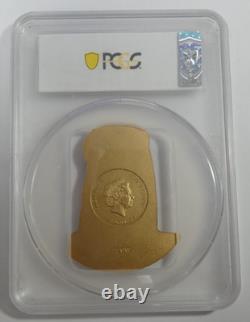 2019 $10 Cook Islands The Kiss, Gustav Klint Gilt Ag FDOI PCGS MS69 2oz Silver